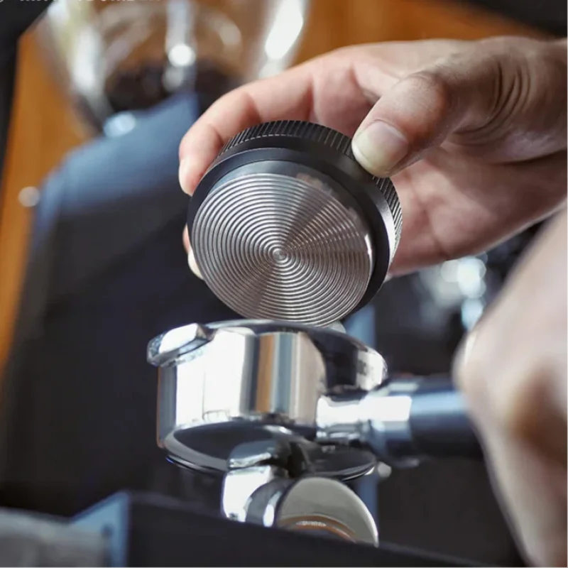 MHW-3BOMBER 51MM Coffee Tamper Espresso Tamping Tool Stainless Steel Base Adjustable Depth Professional Home Barista Accessories