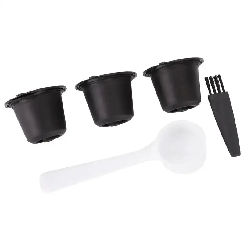 3Pcs Reusable Coffee Capsules Filter Refillable Capsules Cup Fit for Capsule Coffee Machine Accessories
