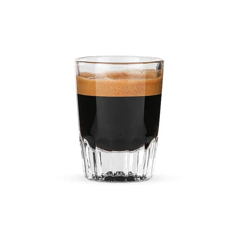 Espresso Glass Measuring Cup Set - 50ml Shot Glasses Small Size / Single White Mr Maison