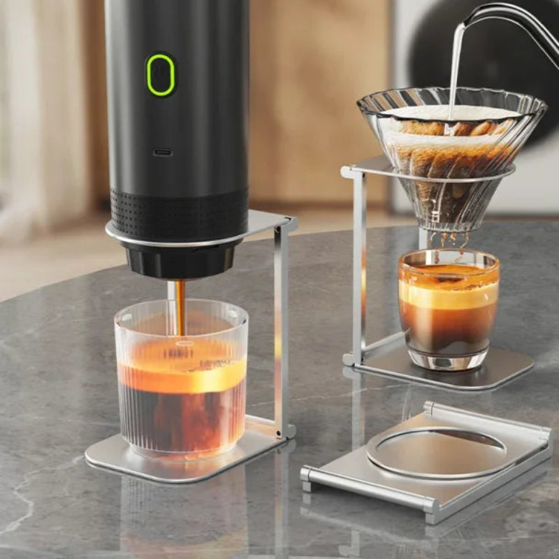 Foldable Coffee Drip Holder Aluminum Alloy Support Stand For Wireless Electric Portable Espresso Coffee Machine Accessories