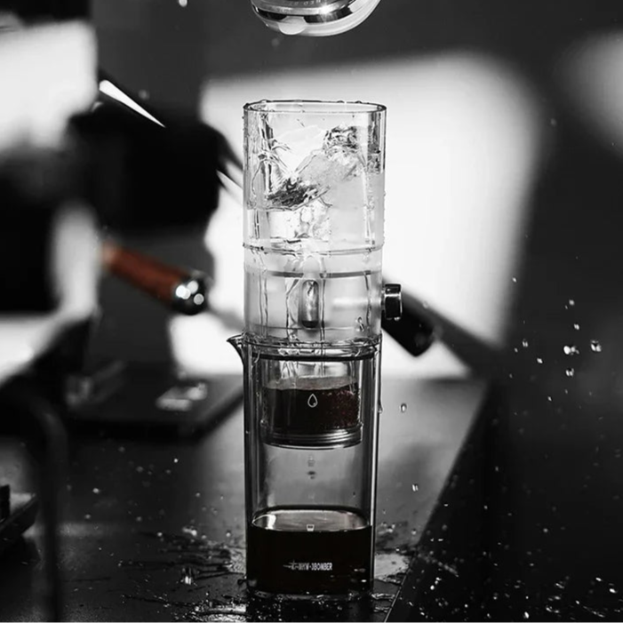 MHW-3BOMBER Cold Brew Coffee Maker 400ML Ice Coffee Dripper Control Flow Iced Coffee Tea Brewer Coffee Pot Home Barista Tool
