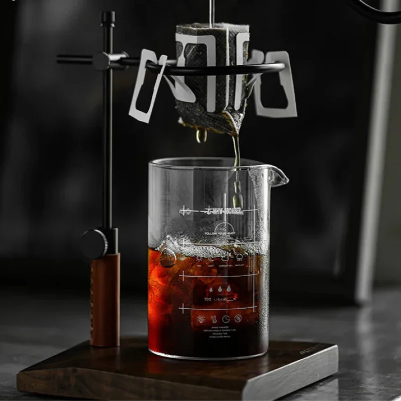 MHW-3BOMBER 360ML Glass Coffee Sharing Pot Clear Hand Brew Coffee Server Glass Pot for Tea Beer Home Kitchen Coffee Accessories