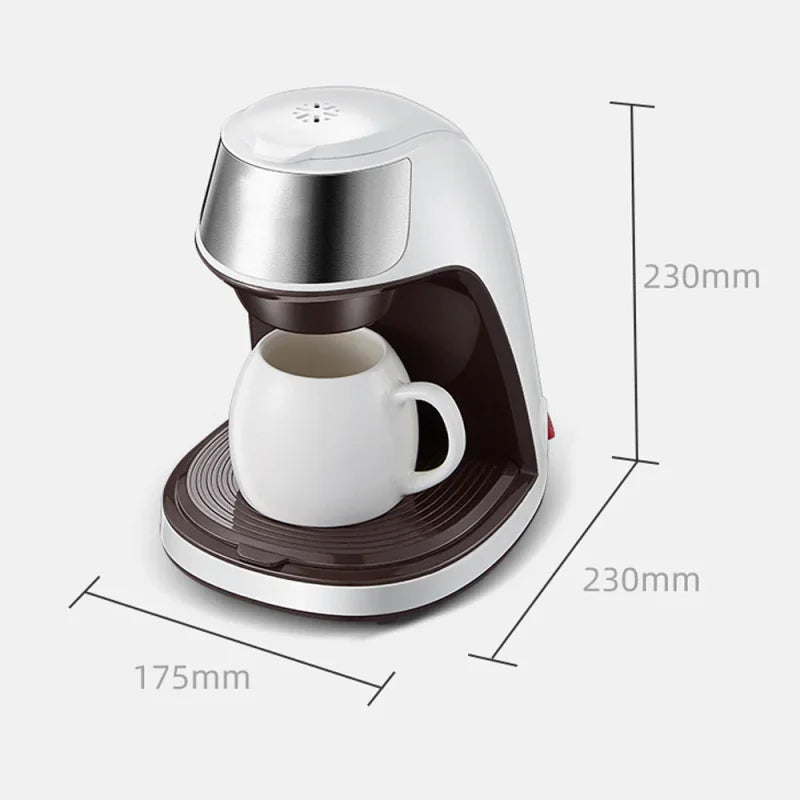 Mini Electric Drip Coffee Maker American Drip Coffee Maker One Button Operation Coffee Maker Coffee Tools