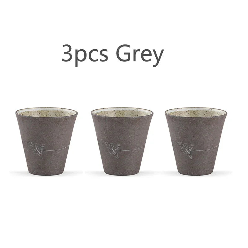 MHW-3BOMBER 120ml Ceramic Coffee Mugs Tea Mugs Delicate Durable Coffee Cups Set Chic Cafe Home Espresso Accessories Barista Tool