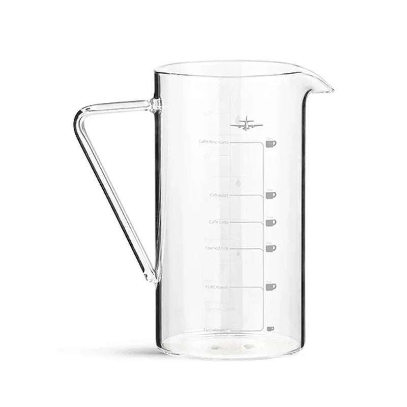 MHW-3BOMBER 360/500ML Coffee Server with Handle Clear Glass Hand Brewed Coffee Sharing Pot for Tea Beer Coffee Home Kitchen Tool