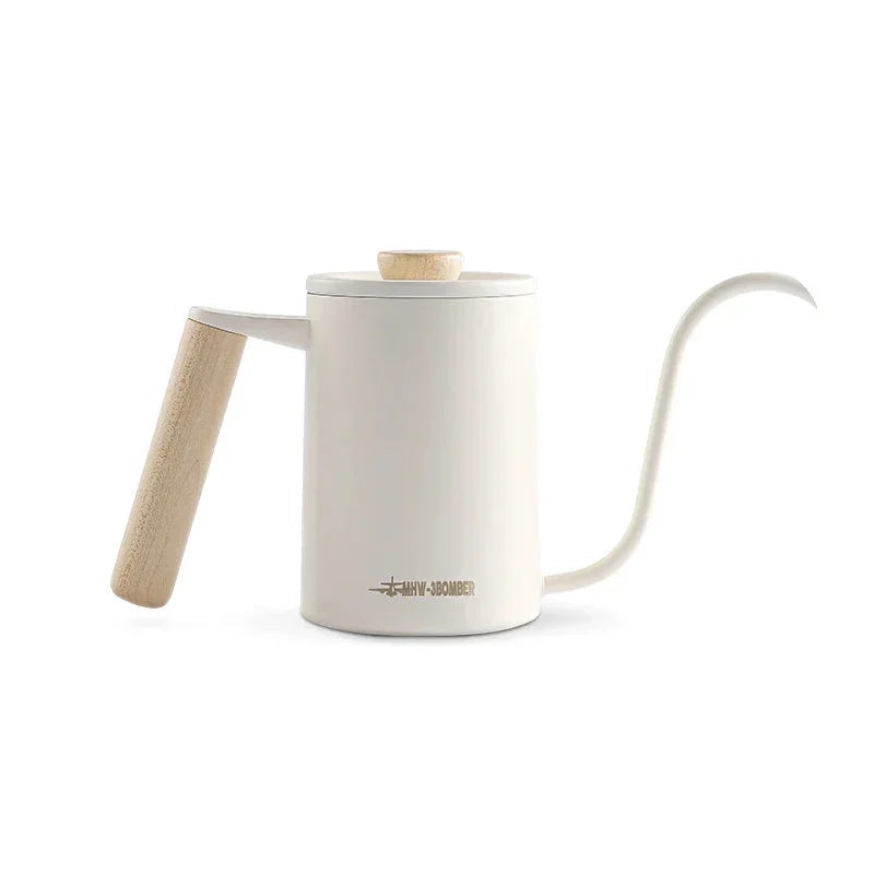 MHW-3BOMBER Pour Over Coffee Kettle 400ml/600ml Stainless Steel Gooseneck Tea Water Pot Chic Cafe Barista Kitchen Accessories