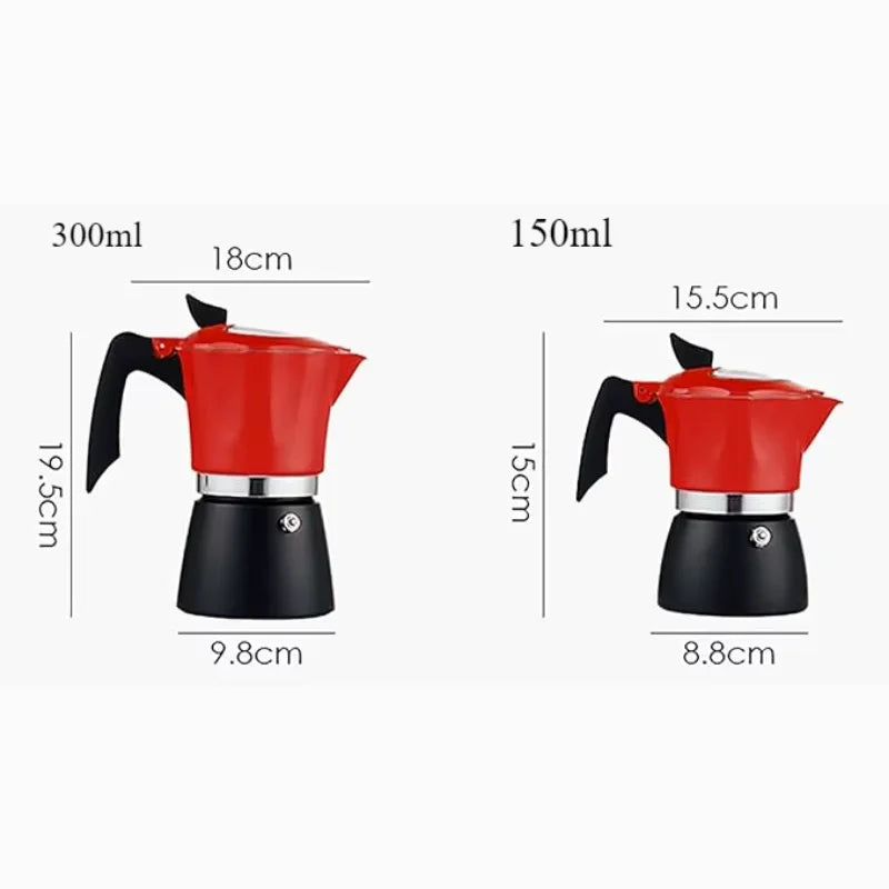 Elegant Moka Pot Coffee Maker Set for Authentic Italian Experience Mr Maison