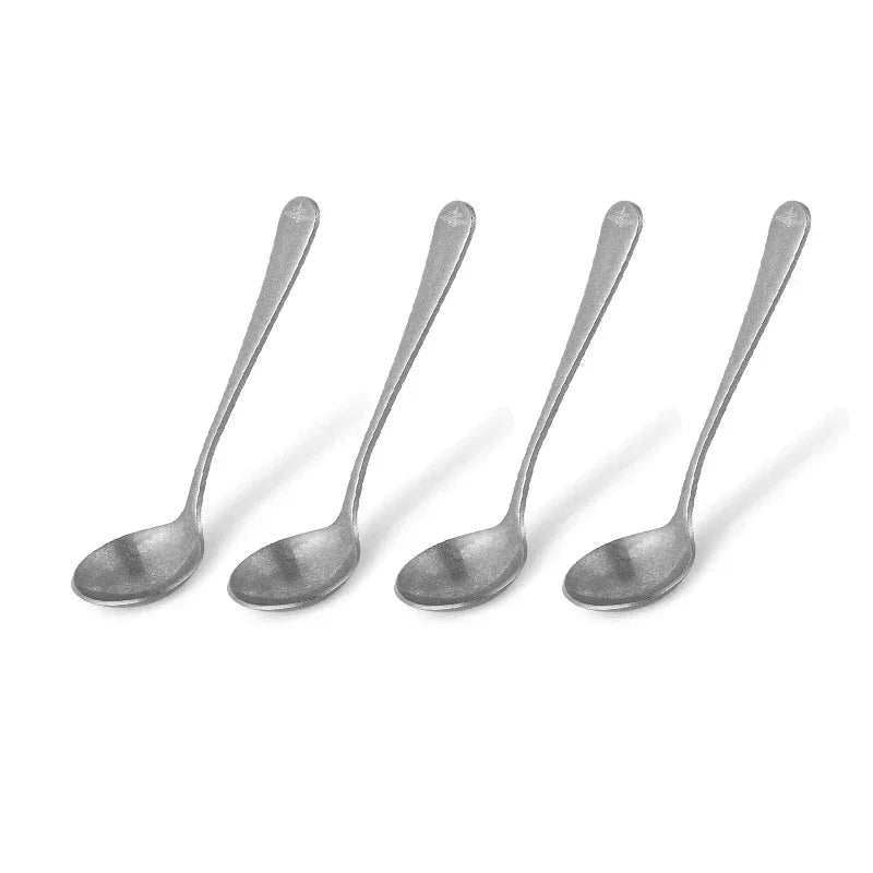 MHW-3BOMBER Long Handle Coffee Spoons Set Stainless Steel Stirring Scoops for Tea Cappuccino Cocktail Coffee Bar Accessories