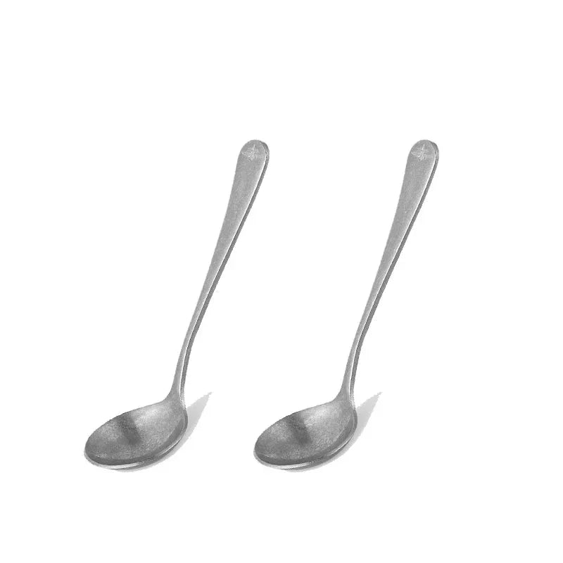 MHW-3BOMBER Long Handle Coffee Spoons Set Stainless Steel Stirring Scoops for Tea Cappuccino Cocktail Coffee Bar Accessories