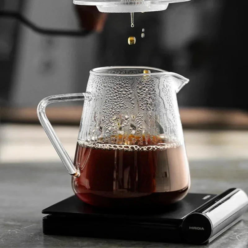 MHW-3BOMBER 500ml Coffee Sharing Pot Coffee Glass Drip Container Exquisite Coffee Bar Home Barista Professional Accessories