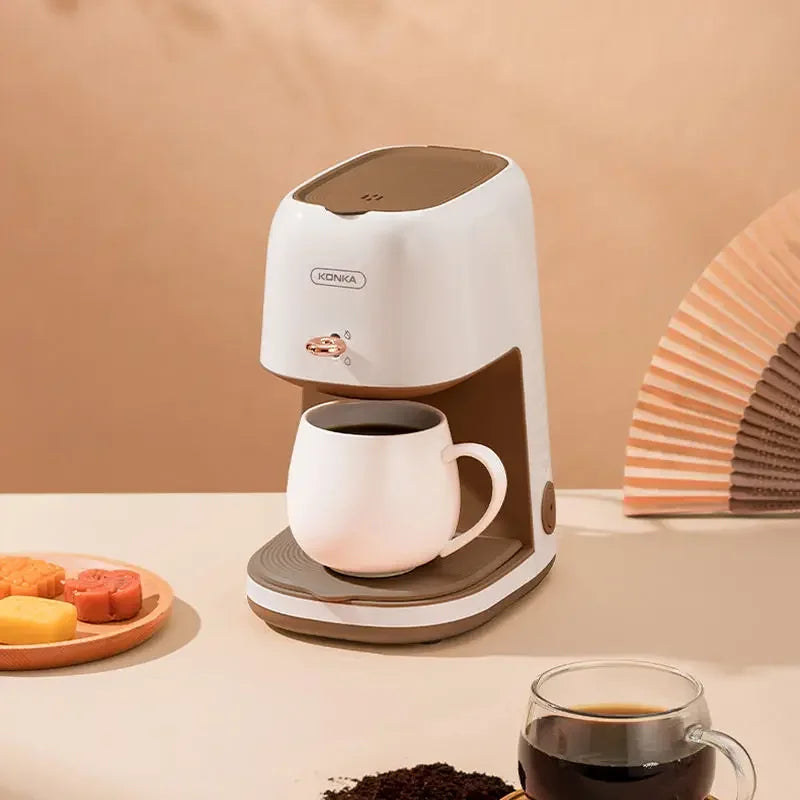 Coffee Maker Mini Drip Coffee Machine Pour-over coffee Concise Style For Tea with Cup and Coffee Filter Coffee Machine