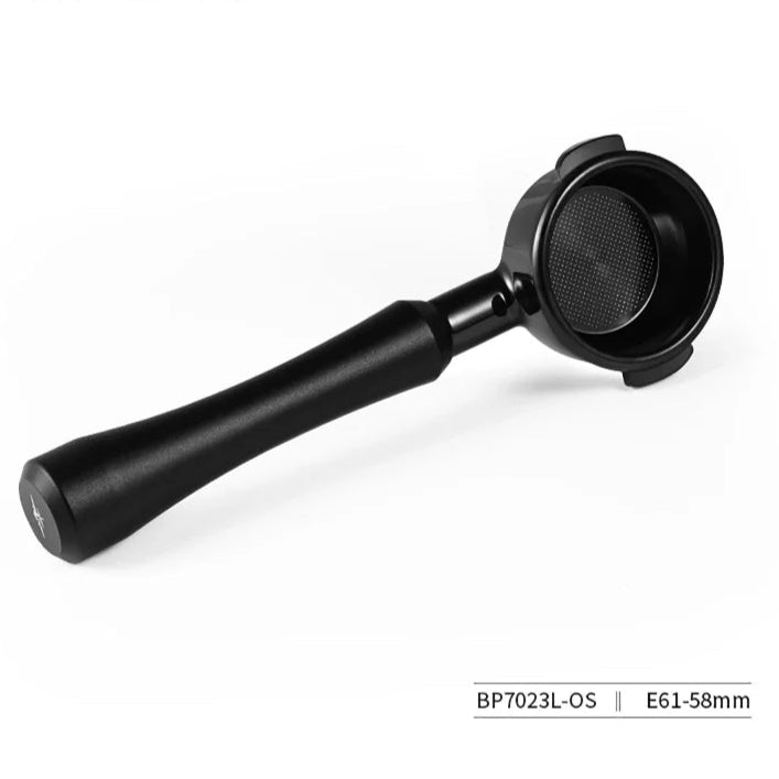 MHW-3BOMBER Espresso Bottomless Portafilter 58mm for Breville/Delonghi/E61Coffee Machines with Filter Basket Barista Accessories