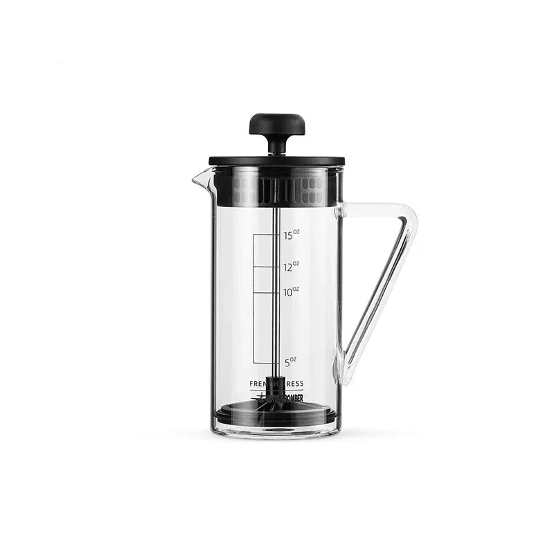 MHW-3BOMBER French Press Coffee Maker Heat Resistant Borosilicate Glass Coffee Pot for Camping Travel Home Barista Accessories