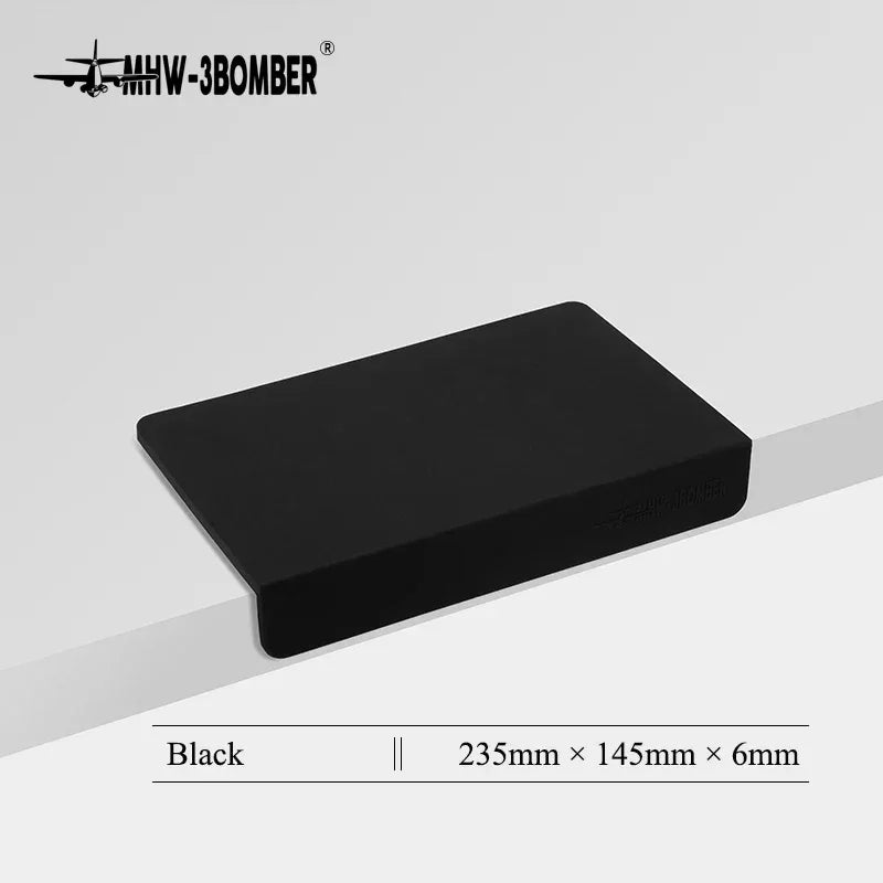 MHW-3BOMBER Coffee Tamper Mat Anti-slip Silicone Food Grade Pad Espresso Tamping Station Cafe Bar Home Kitchen Accessories