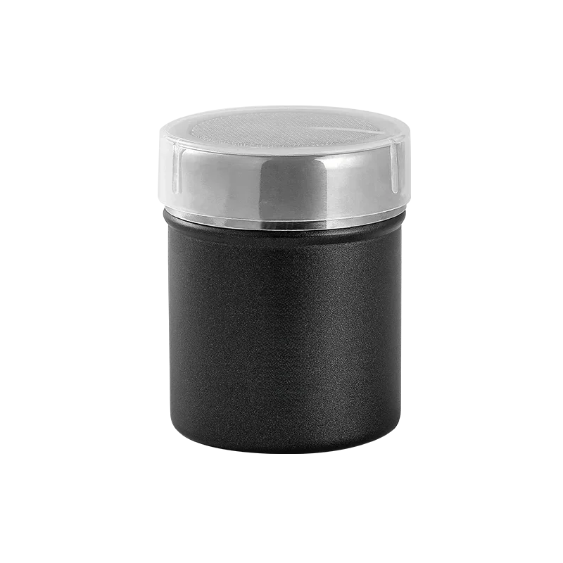 Stainless Steel Coffee Powder Shaker - Barista Essential Single Black Mr Maison