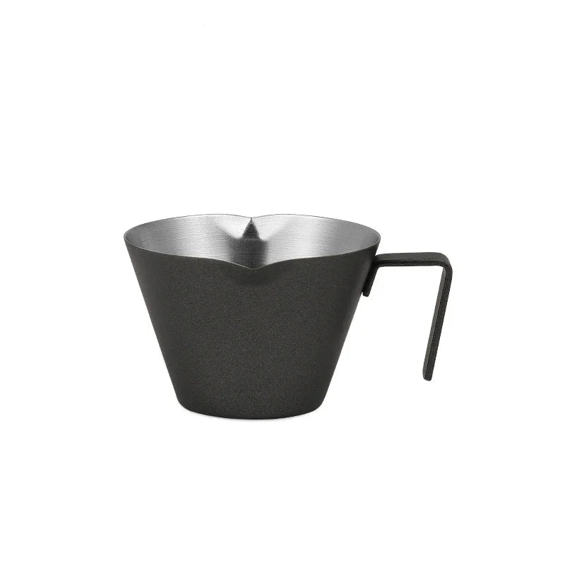 MHW-3BOMBER Espresso Measuring Cup with Handle Stainless Steel Coffee Shot Coffee Pouring Cup Home Kitchen Measuring Accessories