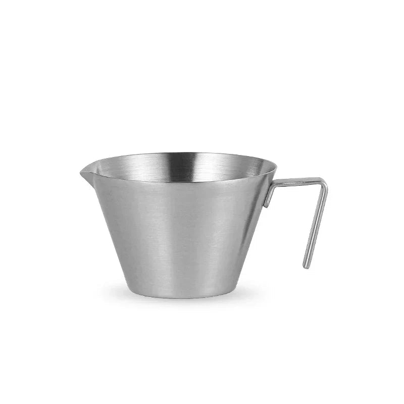 MHW-3BOMBER Espresso Measuring Cup with Handle Stainless Steel Coffee Shot Coffee Pouring Cup Home Kitchen Measuring Accessories