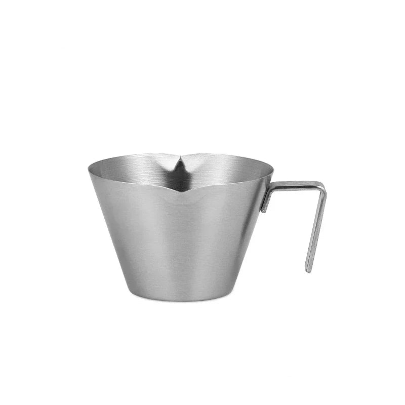 MHW-3BOMBER Espresso Measuring Cup with Handle Stainless Steel Coffee Shot Coffee Pouring Cup Home Kitchen Measuring Accessories