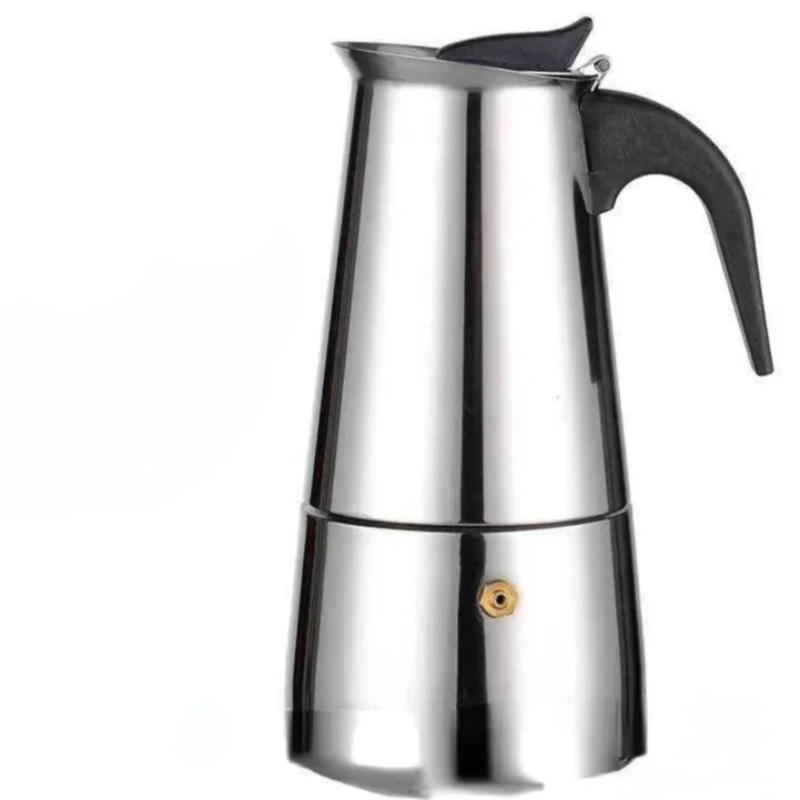 Coffee maker Moka Pot, 2/4/6 Cups Stainless Steel Cafe Percolator Maker, Italian coffee machine Fit Induction Cookers Coffeeware