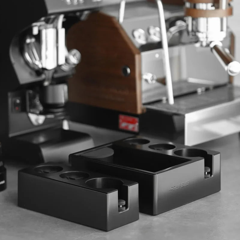 MHW-3BOMBER Multifunctional Coffee Knock Box 51-58mm Universal Adjustable Portafilter Holder Practical Home Coffee Accessories